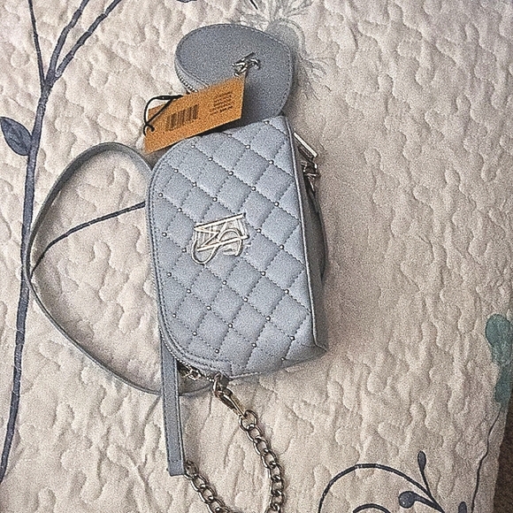 Steve Madden Vegan Leather Vegan Quilted Crossbody Bag with A mini coin … Bundle - Picture 2 of 4